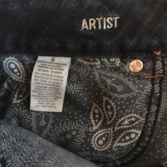 American Eagle ‘Artist’ denim capri jeans - Picture 3 of 5